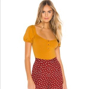 Low Tude - Amuse Society Gold body suit